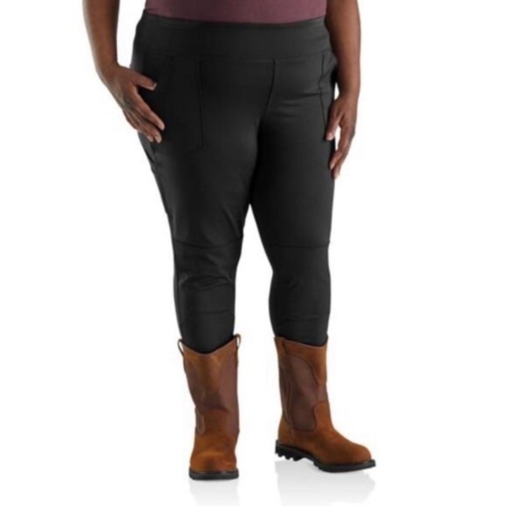 NWT Carhartt Force Fitted Black Utility Leggings Size 3X (24W/26W) - Picture 3 of 4